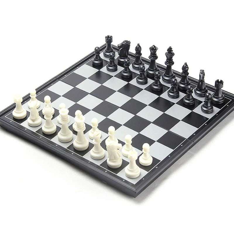 자석체스 화이트 블랙 체스 체스판 체스세트 고급체스 보드게임 25cmx25cm 자석바둑 자석장기 마작 B413