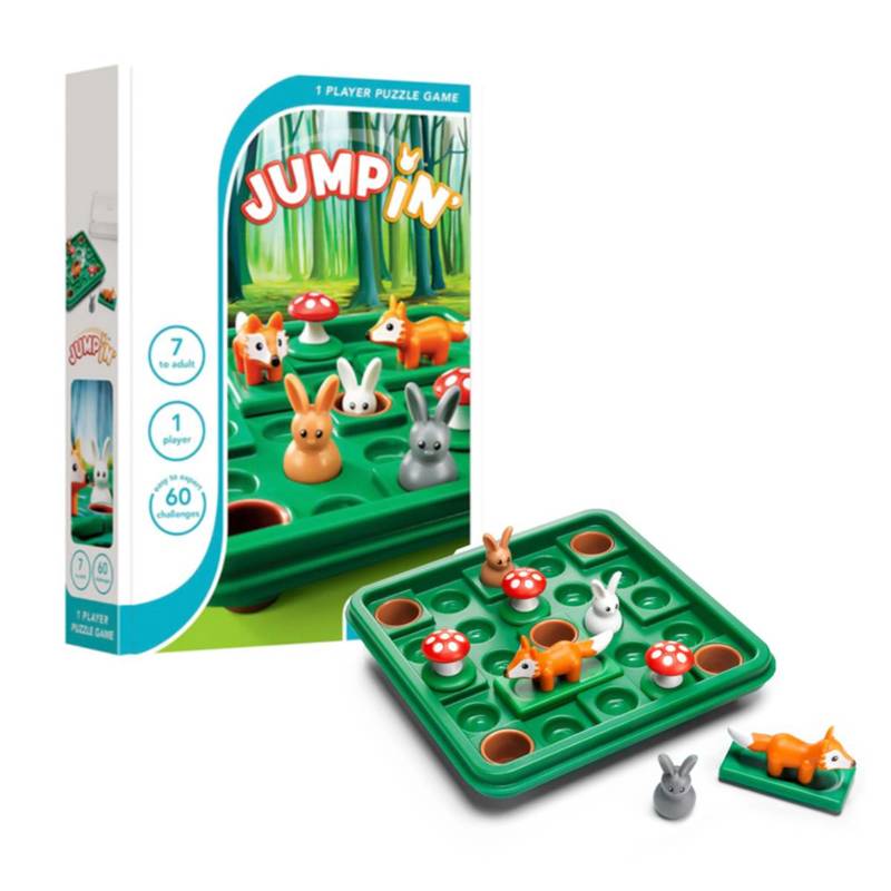 점핑 토끼와 여우 퍼즐게임 유아보드게임 스마트보드게임 초등보드게임 유아보드게임 100270