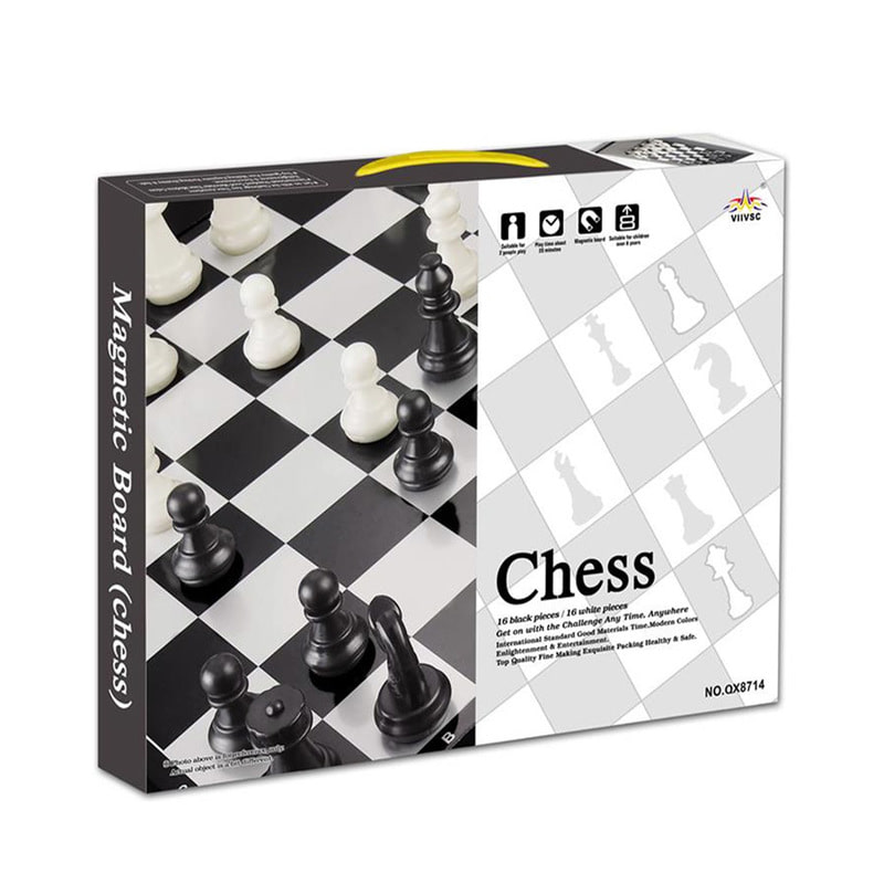 자석체스 화이트블랙체스 체스판 체스세트 고급체스 보드게임 39cm_x_39cm W146